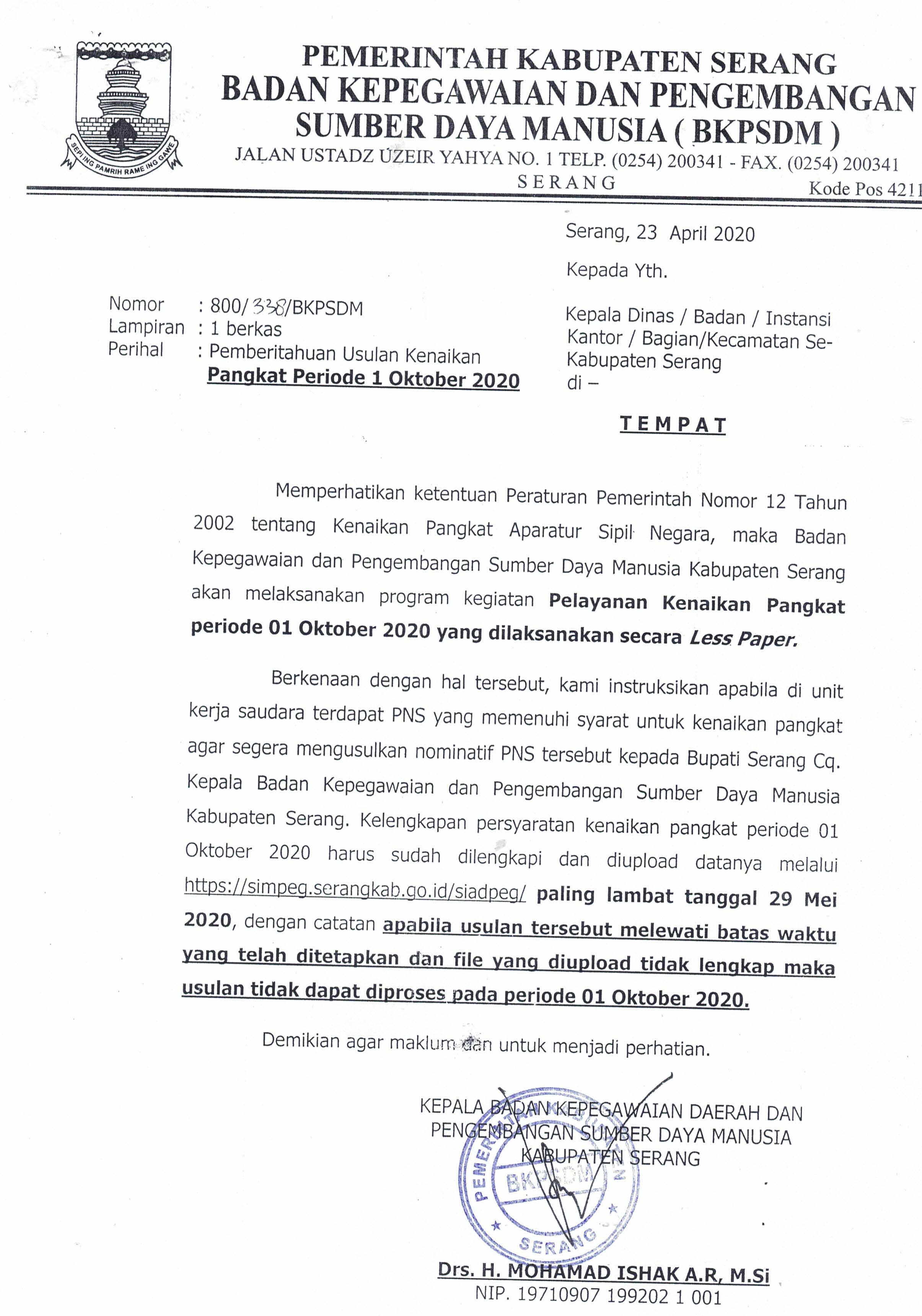Contoh Surat Pengantar Dari Kepala Sekolah Untuk Pengajuan
